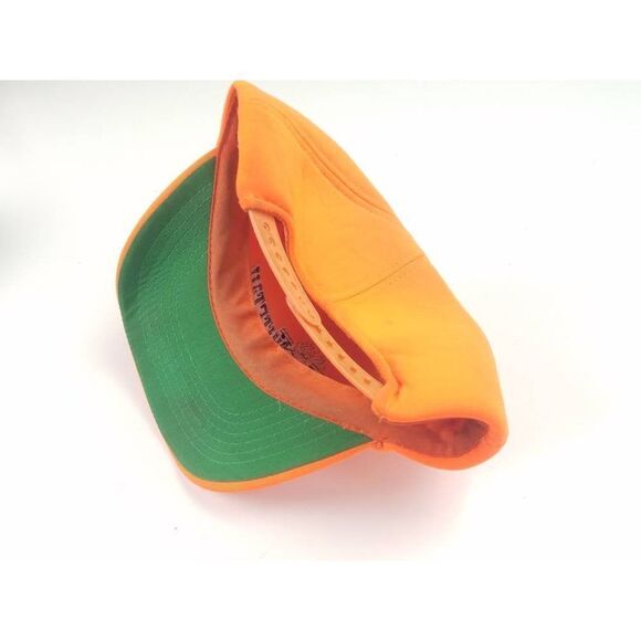 Whitetail Neon Orange Hunting Snapback Hat - Picture 2 of 4